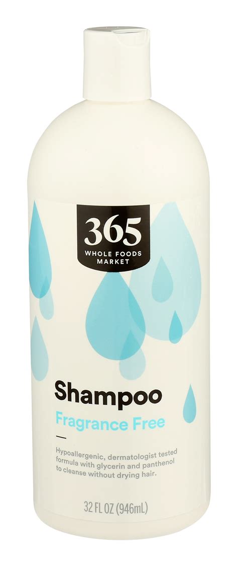 whole foods 365 shampoo fragrance free